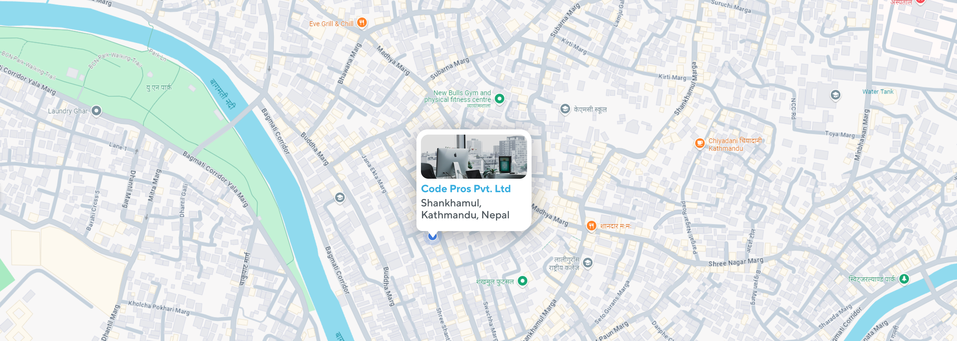 contact page map